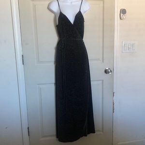Cute long black dress